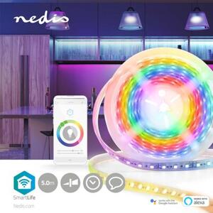 Taśma LED NEDIS SmartLife WIFILS51CRGB 5 m Wi-Fi