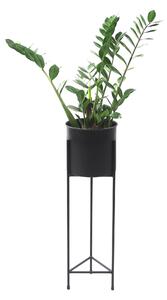 Kwietnik Metalowy Stojak z donicą FIORI 70cm czarny loft 05-11