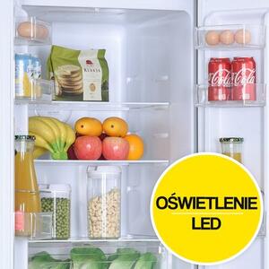 Lodówka SAM COOK PSC-WG-1020AA/B No frost 186cm Czarna