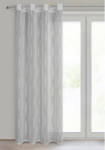 Firana gotowa EUROFIRANY Aleni 140 x 250 cm Srebrny