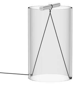 Lampa Stołowa FLOS, To-Tie T2, ściemnialny, transparentny, salon, szkło, design
