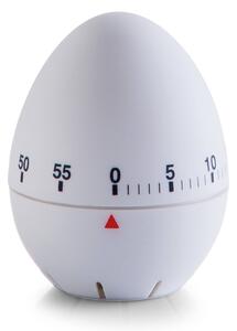 Minutnik kuchenny w kształcie jajka, Ø 6 cm, biały