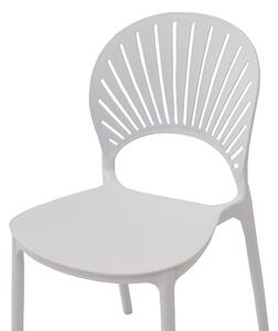 MebleMWM Krzesło ogrodowe P-291 białe