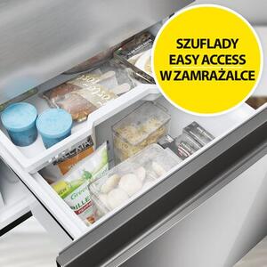 Lodówka HAIER HTW5618DNMG 3D No Frost 185cm Srebrny