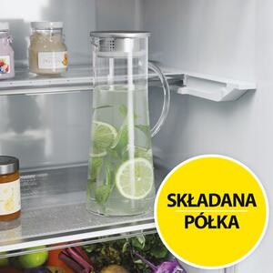 Lodówka HAIER HTW5618DNMG 3D No Frost 185cm Srebrny