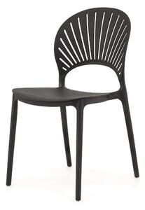 EMWOmeble Zestaw ogrodowy Stół RODOS +8 krzeseł P-291 | Czarny