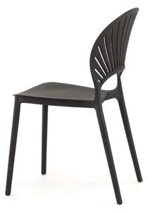 MebleMWM Krzesło ogrodowe P-291 czarne