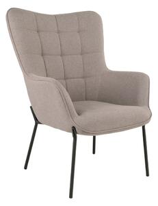 Jasnoszary fotel typu uszak Glasgow – House Nordic