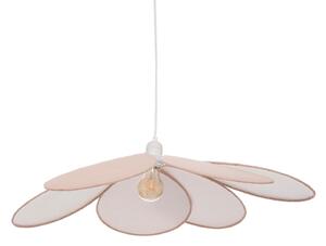 Lampa sufitowa kwiat Okai, różowa, 64 x 18 x 64 cm