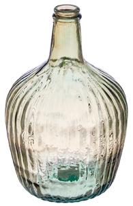 Wazon szklany butla, szkło z recyklingu, 29 cm