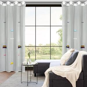 Firana gotowa EUROFIRANY Alvin 140 x 250 cm BiaÅy