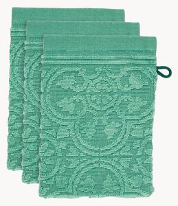 Komplet ręczników z bawełny frotte Tile de Pip, 3 elem