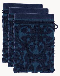 Komplet ręczników z bawełny frotte Tile de Pip, 3 elem