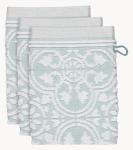 Komplet ręczników z bawełny frotte Tile de Pip, 3 elem