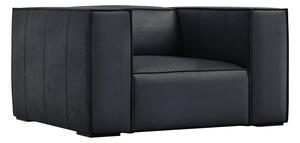Ciemnoniebieski skórzany fotel Madame – Windsor & Co Sofas