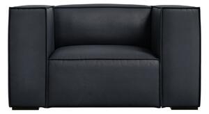 Ciemnoniebieski skórzany fotel Madame – Windsor & Co Sofas