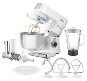 Robot kuchenny planetarny SENCOR STM 3760WH 1000W z maszynką do mięsa i blenderem kielichowym