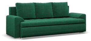 Kanapa rozkÅadana, Bosco, velvet, 222x96x92 cm, butelkowa zieleÅ | TYLETEGOTU