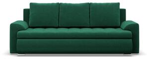 Kanapa rozkÅadana, Bosco, velvet, 222x96x92 cm, butelkowa zieleÅ | TYLETEGOTU