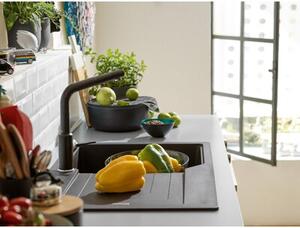 Bateria kuchenna stojÄ ca FRANKE Urban pull-out z wyciÄ ganÄ wylewkÄ Onyx 115.0595.091