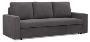 Kanapa 3 osobowa, BLOM, sztruks, 220x92x92 cm, ciemny szary | TYLETEGOTU