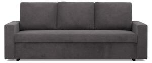 Kanapa 3 osobowa, BLOM, sztruks, 220x92x92 cm, ciemny szary | TYLETEGOTU
