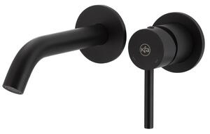 Bateria umywalkowa podtynkowa KFA ARMATURA Moza 5039-810-81 Czarny