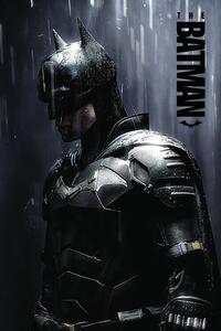 Plakat, Obraz The Batman 2022 - Grey Rain, (61 x 91.5 cm)