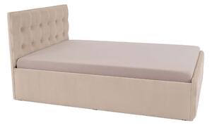MebleMWM Różowe łóżko tapicerowane 160X200 SFG015P / welur