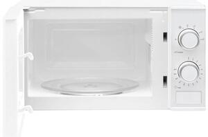 Kuchenka mikrofalowa AMICA AMGF20M2GW 800W średnica 24.5 cm pojemność 20L MultiWave System Biały