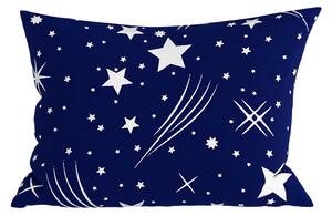 Poszewka na poduszkę z polibawełny NIGHT SKY POLY 50x70 cm, niebieska