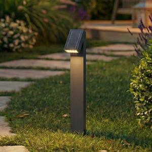 Lampa solarna LED PRIOS Lestor, antracytowa, ściemniana, IP65 Lestor PRIOS, możliwość ściemniania, czarny, aluminium, nowoczesny