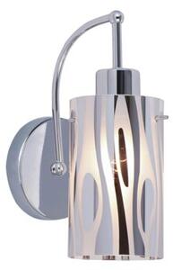 Lampka nocna do gniazdka z czujnikiem zmierzchu do sypialni biała kwadratowa regulacja jasności ciepła barwa LED 0.5W PATI Eko-Light