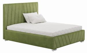 Łóżko 200x200 Tapicerowane Viterbo + Pojemnik | Tkaniny i Kolory Do Wyboru