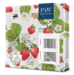Serwetki papierowe PAW 33x33 cm dekoracyjne stołowe na przyjęcie 20 szt
