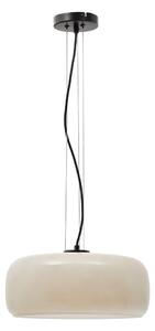 Szarobeżowa lampa wisząca LED ze szklanym kloszem ø 38 cm Reig – Kave Home