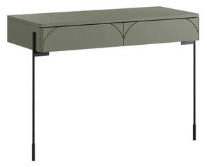 Toaletka Sonatia 100 cm z dwoma szufladami - oliwka