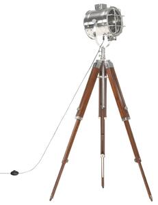 Lampa podłogowa na trójnogu, lite drewno mango, 165 cm