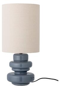 Niebieska lampa stołowa z tekstylnym kloszem (wysokość 51 cm) Fabiola – Bloomingville