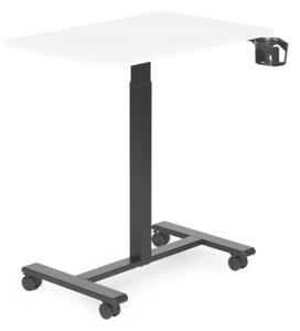 Mobilne biurko regulowane 70x48 cm stolik pod laptopa regulacja wysokoÅci 71,5-112 cm ModernHome