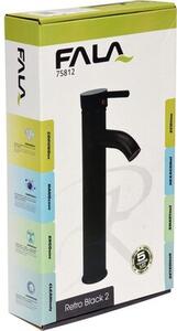 Bateria umywalkowa FALA Retro Black 2 75812 Czarny