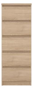 Komoda w dekorze dębu w naturalnym kolorze 40x111x50 cm Naia – Tvilum