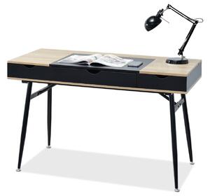 Nowoczesne biurko w skandynawskim stylu pod komputer boden czarne