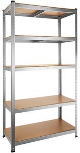 Tectake regał o dużej wytrzymałości - 180 x 90 x 40 cm, 1325 kg