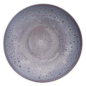 Fioletowy głęboki ceramiczny talerz ø 20,5 cm Glaze – Orion