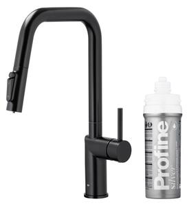 Bateria kuchenna KFA z filtrem SILVER S DUERO PURE STYLE 6623-314-81 Czarna