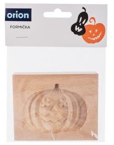 Foremka do ciastek drewniana Halloween dynia 10x8 cm