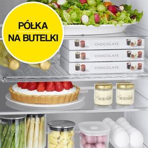 Lodówka SAMSUNG BESPOKE AI RB38C7B6D22 EF No Frost 203cm Czarne szkło
