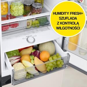 Lodówka SAMSUNG BESPOKE AI RB38C7B6D22 EF No Frost 203cm Czarne szkło