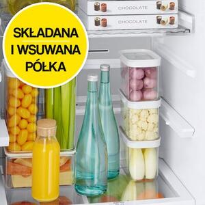 Lodówka SAMSUNG BESPOKE AI RB38C7B6D22 EF No Frost 203cm Czarne szkło